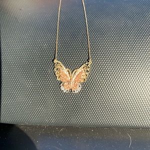 14kt Butterfly necklace.